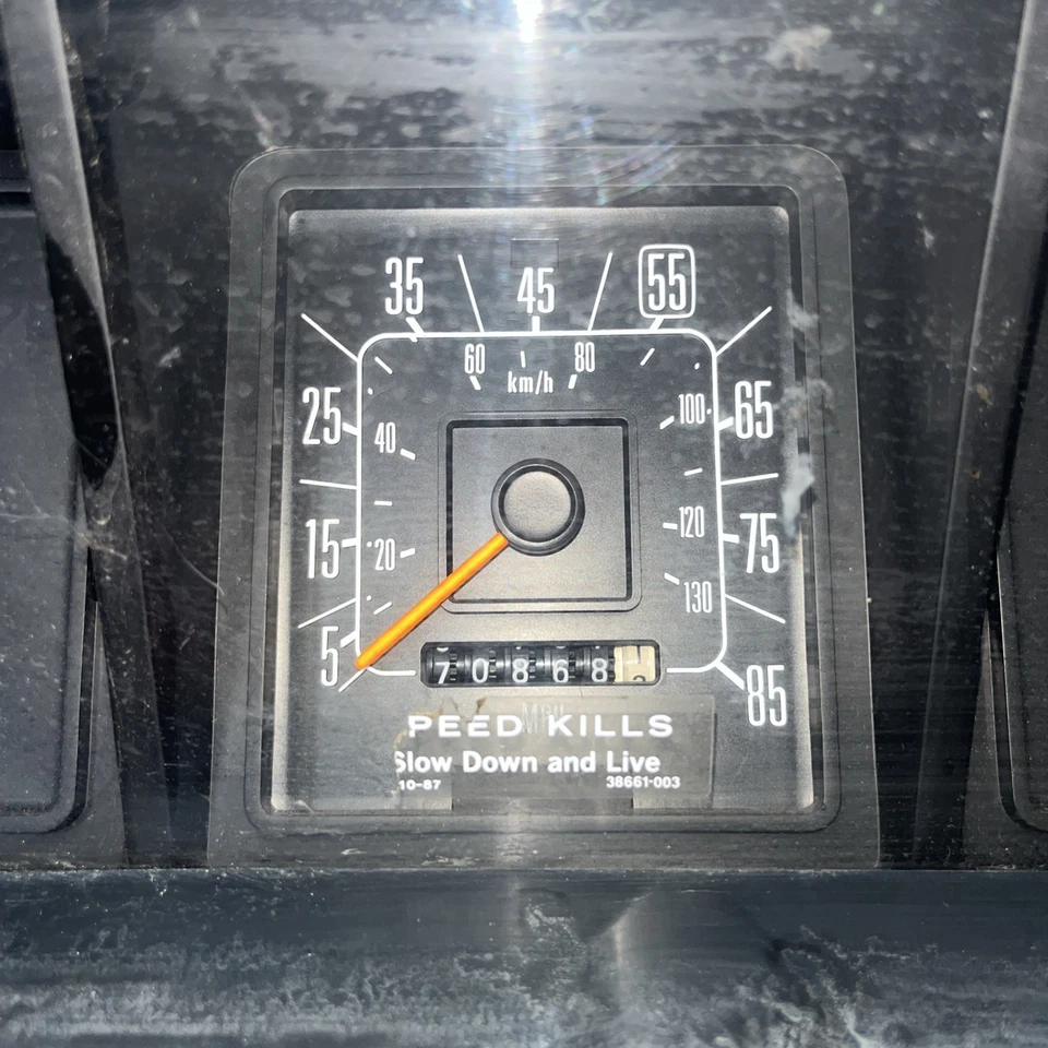 Ford Econoline 75-91 diésel! Velocímetro de panel de calibre de tablero de furgoneta E150 E250 E350 Foto 4 de 4