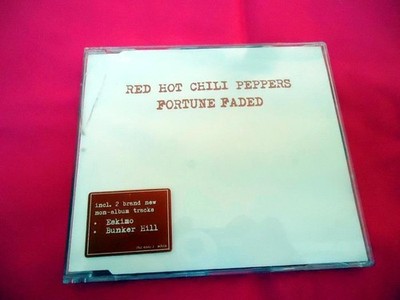 RED HOT CHILI PEPPERS UNPLAYED PROMO CD ''FORTUNE FADED'' UK 2003 STICKER COVER