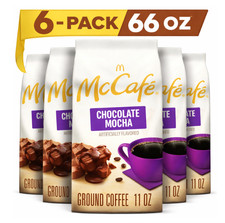 McCafe Mocha Chocolate Mocha Flavored Ground Coffee Light Roast 11 6pk
