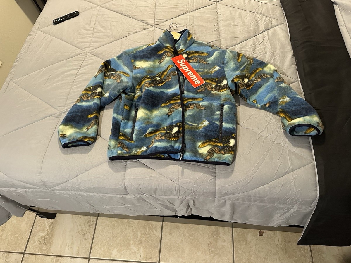 Supreme x ANTIHERO Fleece Jacket FW25 Blue Men