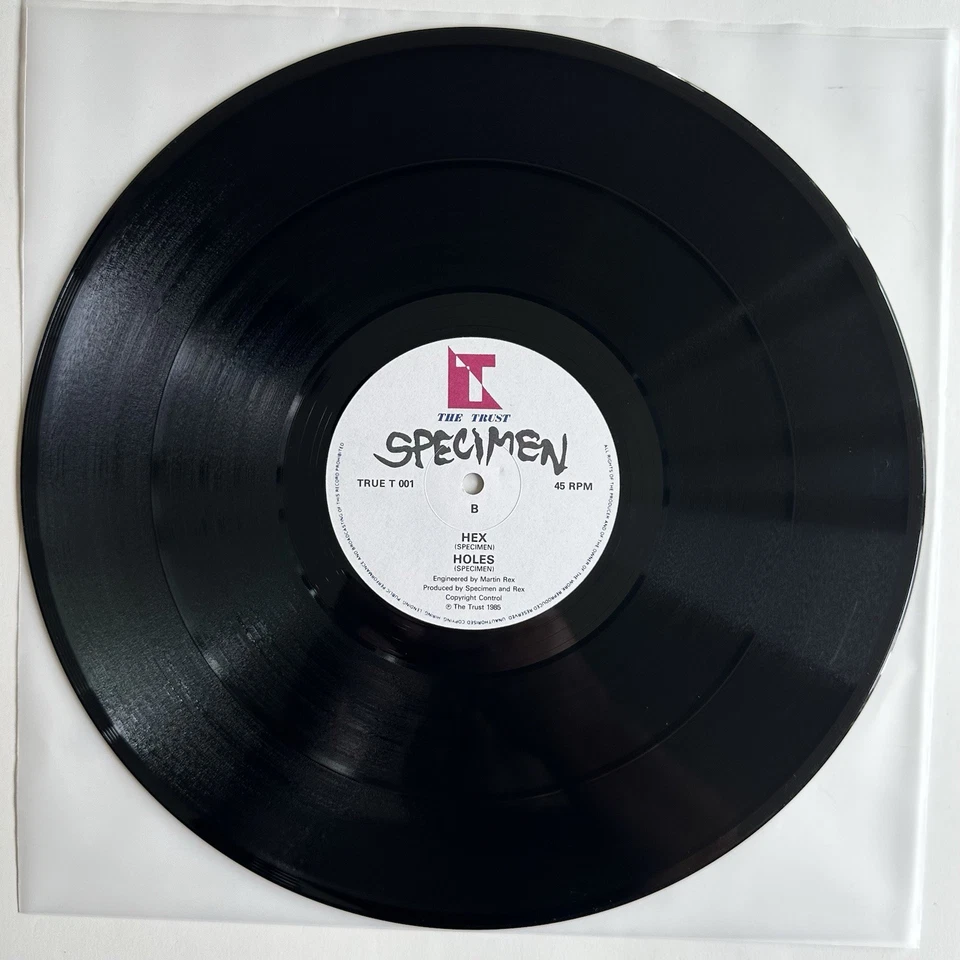 Sharp Teeth by Specimen (12-inch) Rare UK 3-track Vinyl 80s Goth New Wave Glam Foto 4 de 4