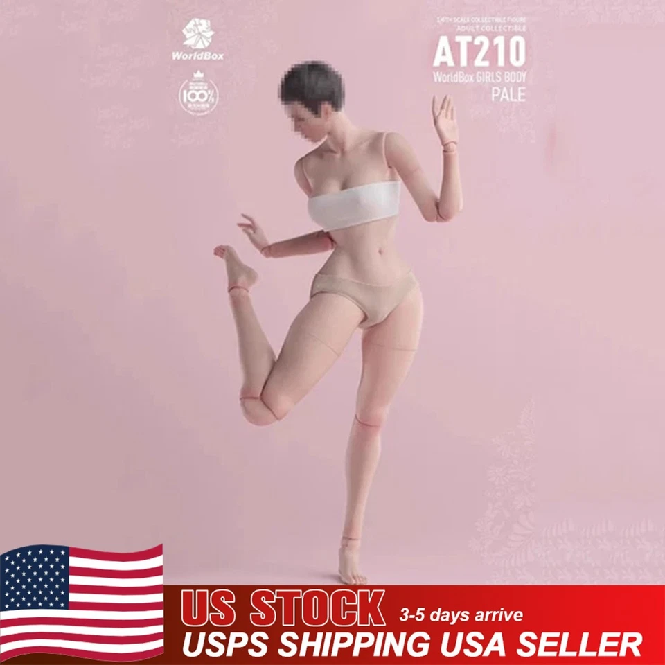 US Worldbox AT210 1/6 бледная пчела талии сустав тела для 12» женская фигурка игрушка - Изображение 4 из 4