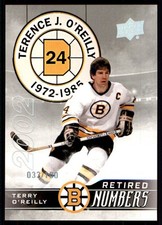 2023-24 BRUINS CENTENNIAL RETIRED NUMBERS CENTURY TERRY O'REILLY 032/100 #105