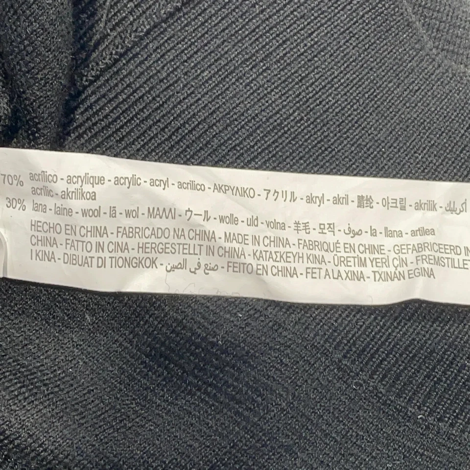 Zara, pull à col roulé, taille : 40, noir, acrylique/laine, unicolore, femme ... - Photo 4/4