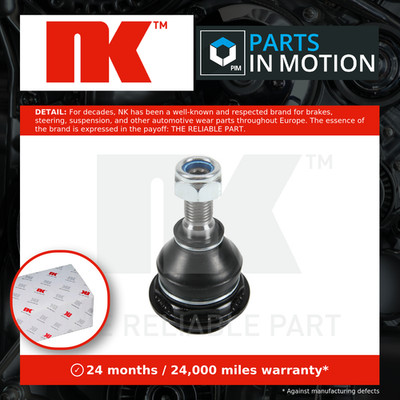 Ball Joint fits CITROEN DS5 2.0D Lower Outer 11 to 15 Suspension NK 364073 New