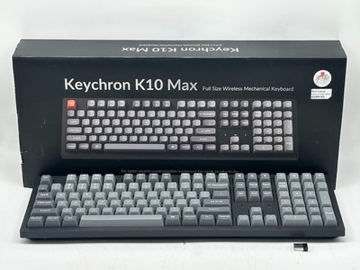 Keychron K10 Max Wireless Mechanical Keyboard - Black