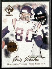 2000 Pacific Private Stock #54 Cris Carter Premiere Date #/95