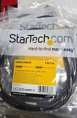Lot of 16 Startech 3ft (1m) HDMI Cable, High Speed HDMI Cable