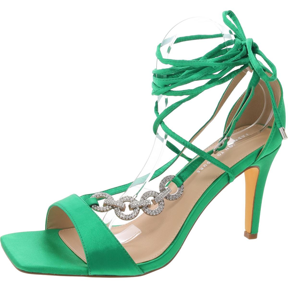 Модные женские босоножки Rosie Green на высоком каблуке с ремешками 11 см BM BHFO 1854 8690₽