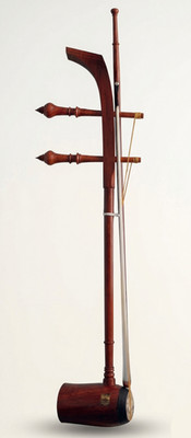 Authentische Thai Säge Duang Geige | 2-saitiges Padauk Holz Instrument mit Bogen Kolophonium