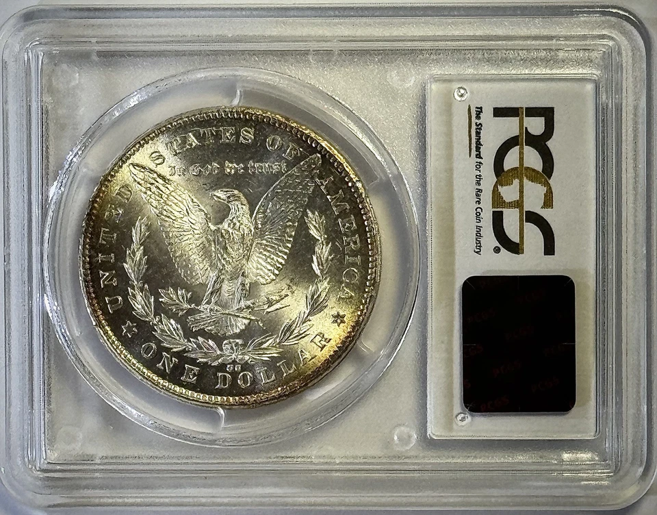 1878-CC (Mint Error) Morgan Dollar - PCGS MS63 - 85 Degree CW Rotated Dies - Image 3 of 4