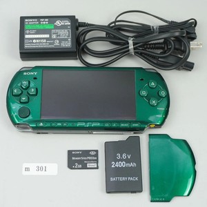 Console Sony PSP-3000 Spirited Green Con Scheda Di Memoria