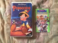 Walt Disney Pinocchio (VHS, 1993) - Clamshell Case with insert - Masterpiece