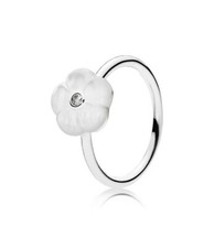 PANDORA RING LEUCHTENDE BLUMEN 190999MOP abgeholt neu original Gr&ouml;&szlig;e 54