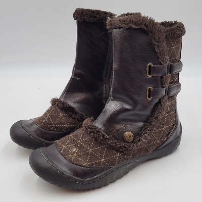 JBU by Jambu Iceburg Ankle Side-Zip Winter Boots Dark Brown - Main Image