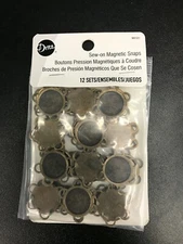 Dritz magnetic Sew-On Snaps Brand NEW Pkg of 12 Snaps 