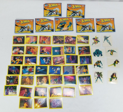 1993 Marvel Diamond Animated Series X-Men 39 Stickers 8 Clear | eBay