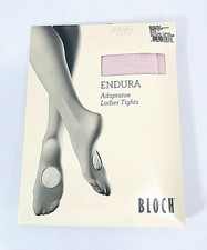 Bloch Women's Endura Adaptatoe Ladies Tights Ballet Pink Size D Large Dance NEW