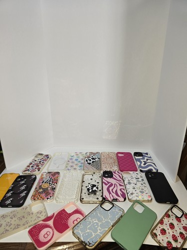 Lot of 19 iPhone 12  Phone Cases And One Screen Protector  - Picture 1 of 11