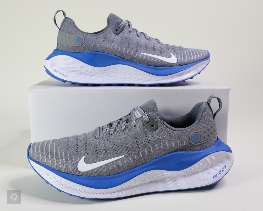 Nike ReactX Infinity Run 4 Grey Blue White Womens Running Shoes Size 8.5-11 FJ1222-016