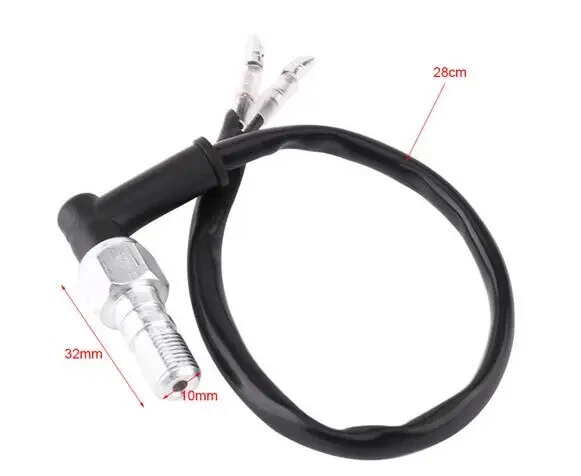 Interruptor Perno Hidráulico Moto 10mmx1.25Pitch Freno Freno Banjo Luz Presión Foto 3 de 4