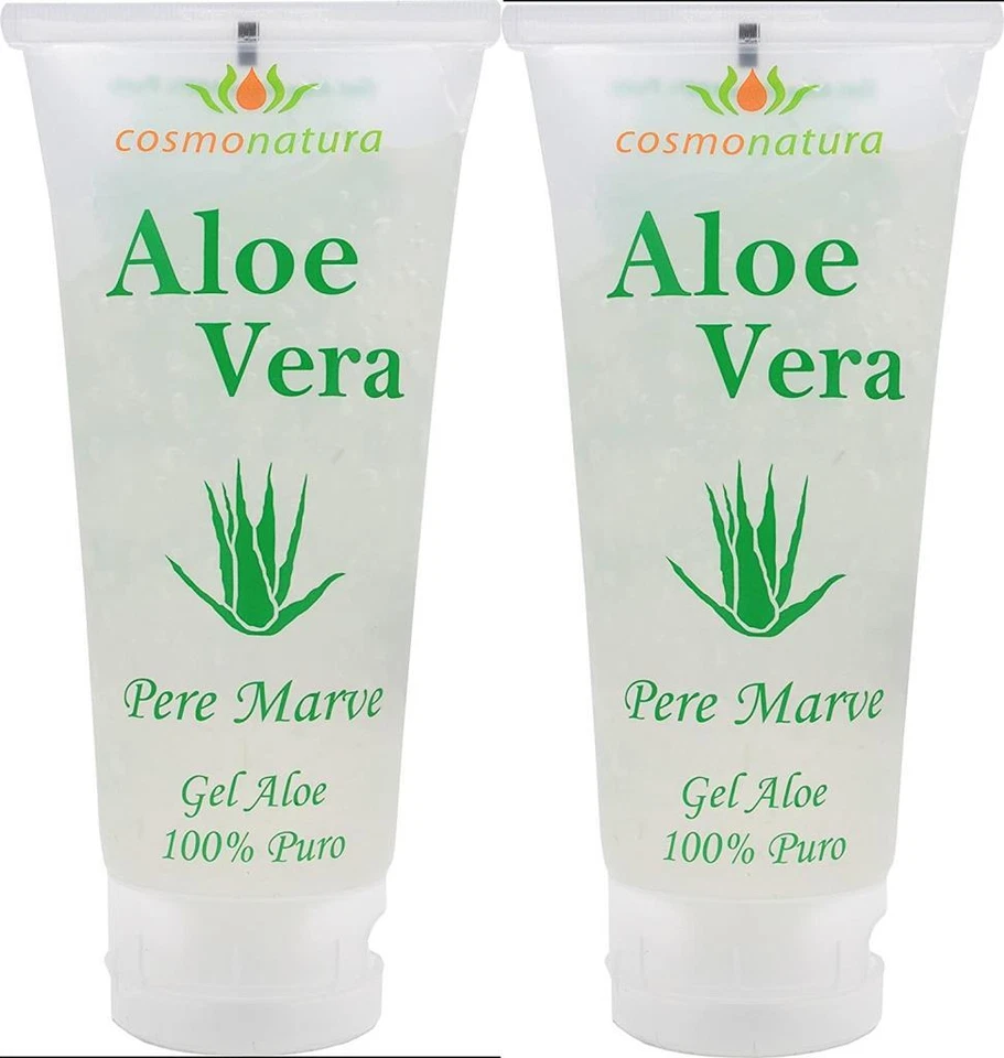 Aloe Vera Gel 100% Pur Bio Gesicht Haare Anti-Falten Feuchtigkeit Hautpflege 2x