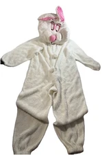 Easter Bunny Adult Costume One Size Professional Rabbit Mascot Suit Cosplay Mask