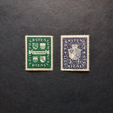 LIECHTENSTEIN 1939 / COATS OF ARMS OF PRINCES, SET OF 2 INTACT VALUES MNH**