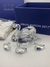 SWAROVSKI SCS Jubilee Edition 2017 Swans New Original Set Box Gloves