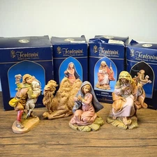 Vintage - Lot of 4 Fontanini Centennial Collection, 5" Nativity Figures by Roman