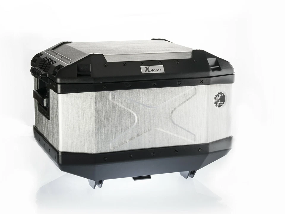 SUZUKI DR 125 SE CAJA SUPERIOR Y RACK HEPCO & BECKER XPLORER 1995-1998 Foto 3 de 4