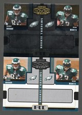 BROWN MOATS EAGLES - 2005 DONRUSS PLAYOFF HONORS - ROOKIE TANDEMS - 234/250