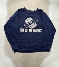 vintage 70s dewitt barrels crewneck medium