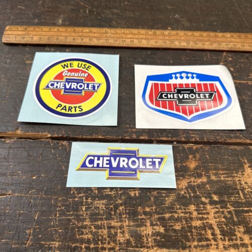 Chevrolet Decals Lot Of 3 - Picture 1 of 5