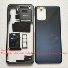 For Xiaomi Redmi Note 10S Back Battery Cover Rear Case Middle Frame Replacement
