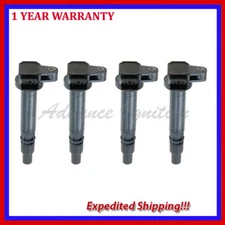 4PCS IGNITION COILS 90919-02237 UF323 C1305 JTO280 For TOYOTA TACOMA 2.7L L4