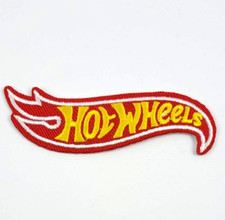 Hot Wheels USA 8 cm Racing Patch B&uuml;gelflicken gestickter Aufn&auml;her