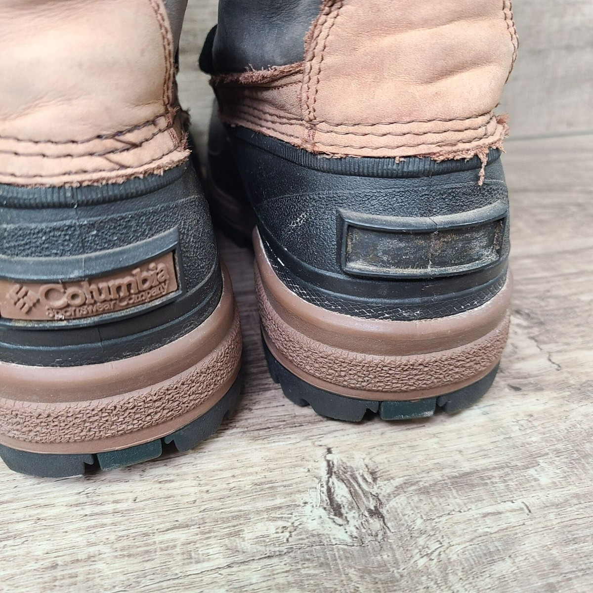 Columbia Bugabison Waterproof Winter Snow Boots Men’s Size 8 Thermolite Leather Columbia Bugabison Waterproof Winter Snow Boots Men main image 3