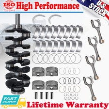 Crankshaft & Connecting Rod & Piston Ring Bearings Set For Hyundai Kia 2.4l Dohc