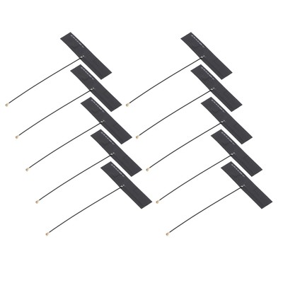 10 Stück T-förmige FPC Eingebaute Antenne LTE 4G High-Gain IPEX-Anschluss