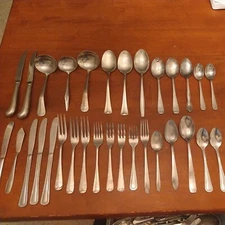 Vintage Mixed Flatware Lot Of 31 pcs 