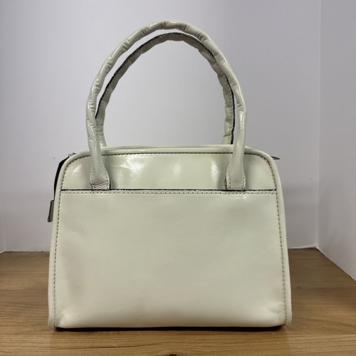 Patricia Nash White Haircalf Metallic Bag Bling no shoulder strap - Picture 5 of 11