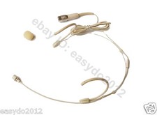 Dual ear worn Cardioid Headset Microphones For Audio Technica Wireless Mic