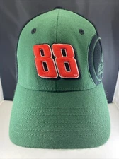 Dale Earnhardt Jr #88 Amp Hat Cap Green Black Chase NASCAR Flex Fit NWOT