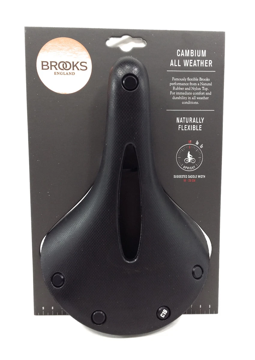 Brooks Cambium C19 Carved All Weather Saddle Black | eBay