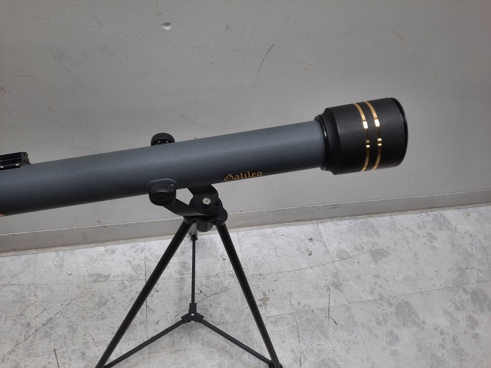 Galileo Black Telescope w/ TriPod and Carrying Case eBay