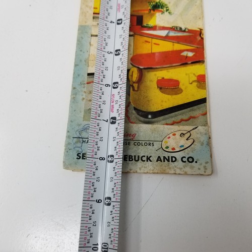 Sears Harmony House Color Enamel Varnish Stain Brochure 1955 Samples Vtg - Picture 6 of 6
