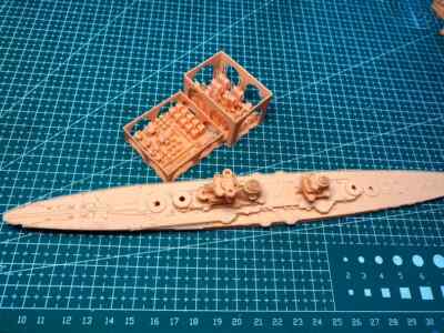 3D Printed 1/700 Italian Gorizia Heavy Cruiser Unpainted Model Kit NEW