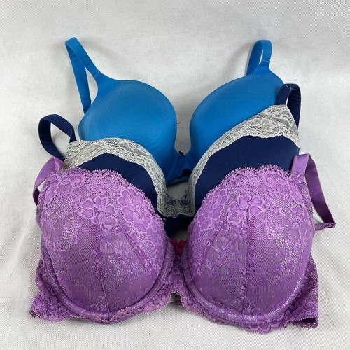 Lot of 3 Victoria’s Secret 34DD Bras Perfect Coverage