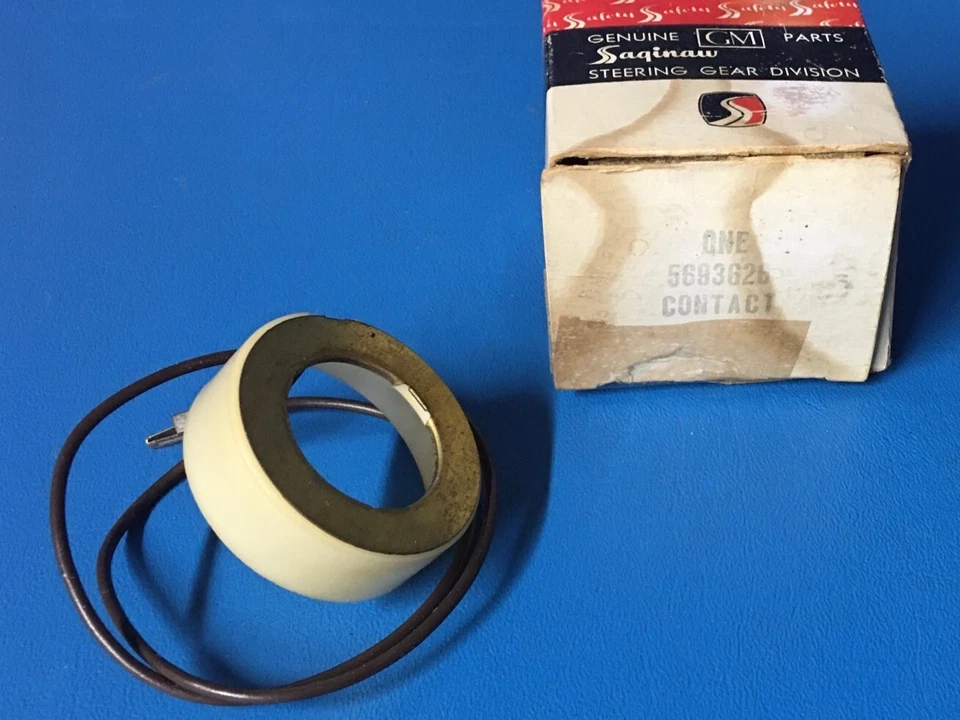 Cable de contacto de bocina de volante inclinable Pontiac Catalina 1965-1966 5693626 NOS GM 5693626 Foto 2 de 4